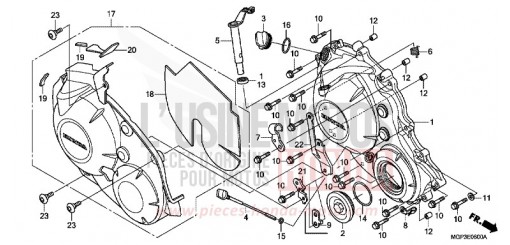 PANNEAU CARTER-MOTEUR D. CBR1000RRC de 2012